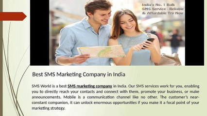 Bulk SMS Marketing Company in India