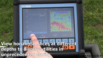 Kablo ve Boru Tespiti için Yeraltı Radarı RD1100-RD1500
