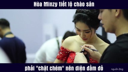 Hòa Minzy tiết lộ chào sân phải "chặt chém" nên diện đầm đỏ