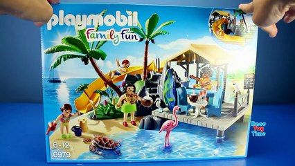 Playmobil Family Fun Island Juice Bar with Sea Animals Playset - Toys For Kids