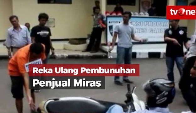 Reka Ulang Pembunuhan Penjual Miras