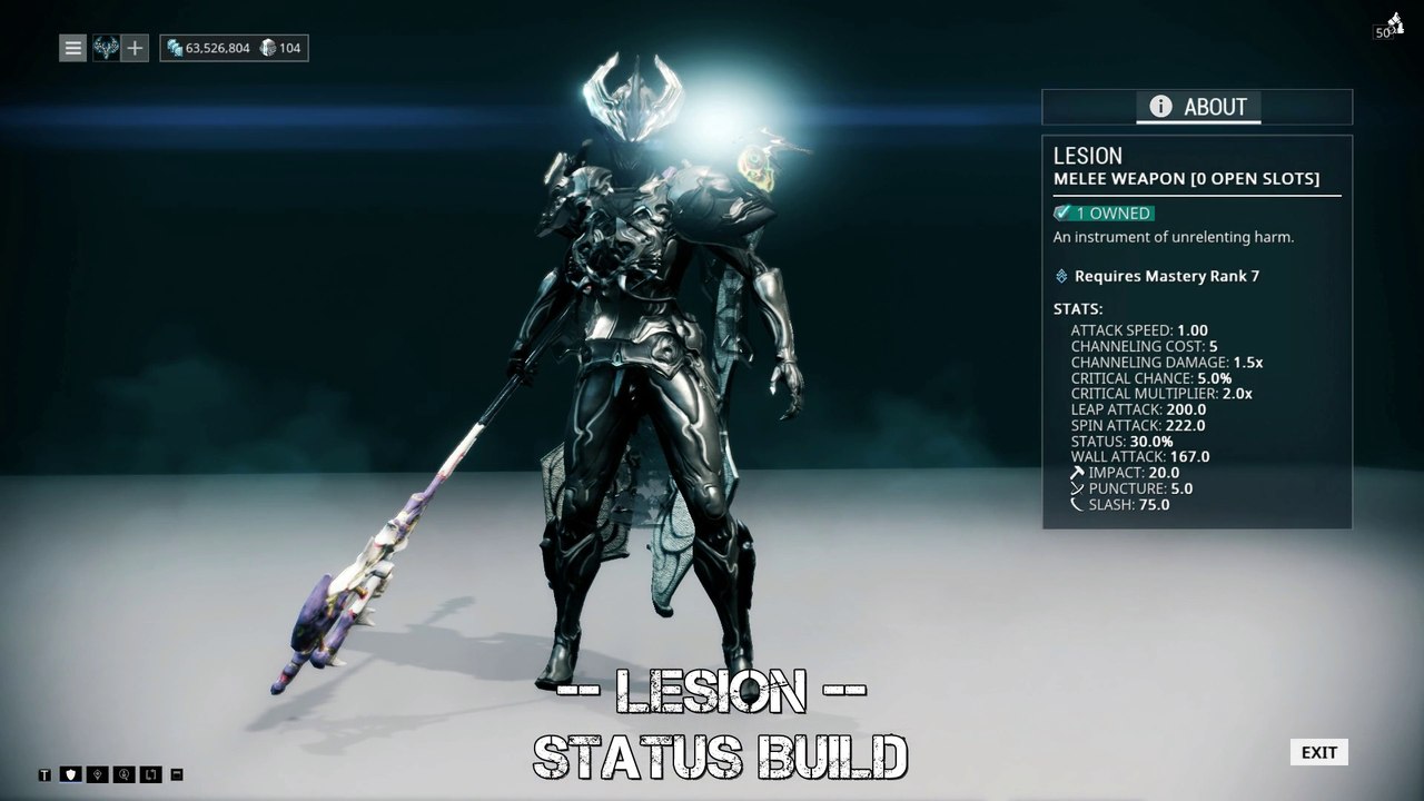 Warframe Lesion Status Build Best Of The Best Video Dailymotion