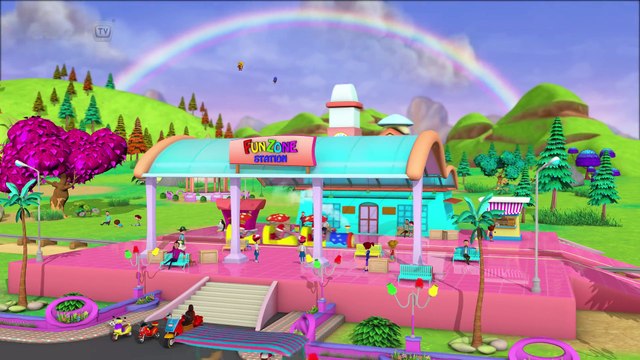 Surprise Eggs Gumball Machine Ball Pit Show for Kids Learn YELLOW Colour ChuChuTV Funzone 3D