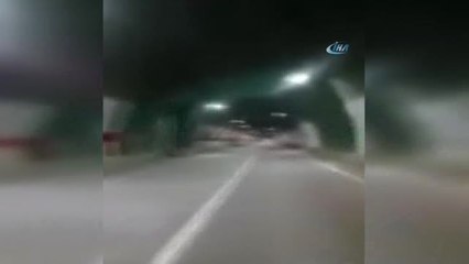 Ovit Tüneli'nden Geçen Vatandaş Cumhurbaşkanı ve Başbakan'a Böyle Teşekkür Etti