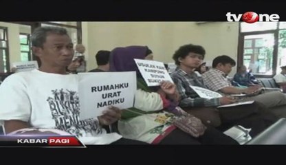 Sidang Ketiga Gugatan Pembongkaran Rumah Warga Bukit Duri
