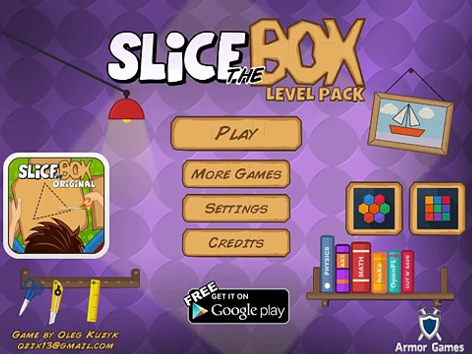 Slice the Box Level Pack 100% Walkthrough Levels 1 - 30 Part 1/2