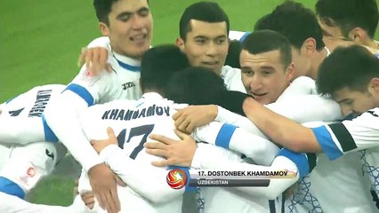 0-2 Dostonbek Khamdamov Goal AFC  U23 Championship  Quarterfinal - 19.01.2018 Japan U23 0-2...