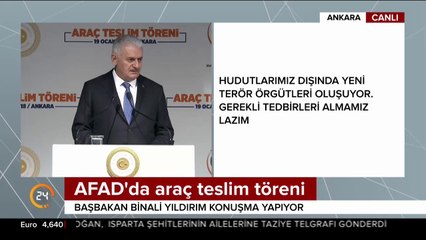 Başbakan Yıldırım'dan Afrin mesajı