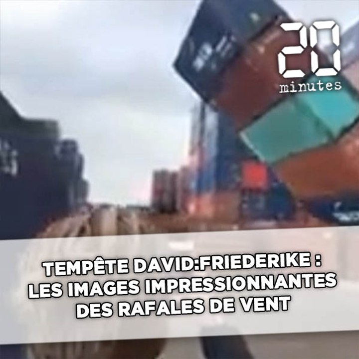 Tempête David/Friederike: Les images impressionnantes des rafales de vent