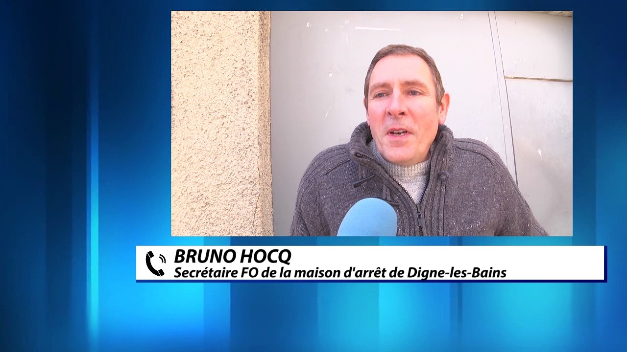 ITW MAISON ARRET DIGNE LES BAINS GREVE 19-01-18
