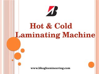 Hot & Cold Laminating Machine