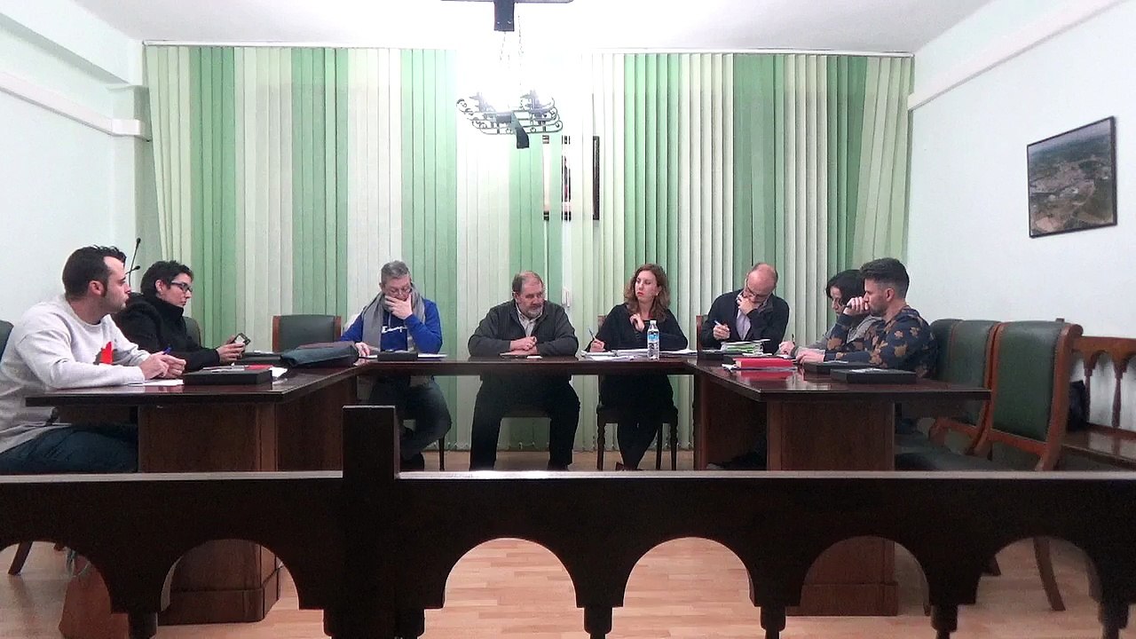 Pleno Ayuntamiento pedrola  20-12-2017