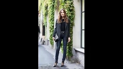 winter fashionable outfit with blazer - 2018  Fashionista