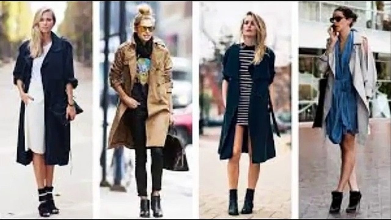 winter trench Coat outfits - 2018  Fashionista