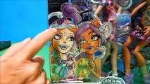 Monster High Dolls Scare & Make-Up Ghoul Talk Clawdeen Viperine Rochelle Catrine Toy Review