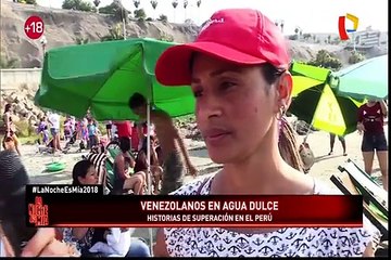 Estas son las historias de venezolanos que ofrecen diversos productos en playa Agua Dulce