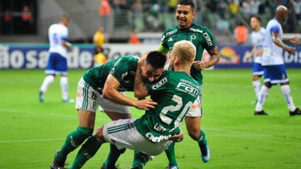 Veja os gols da vitória do Palmeiras sobre o Santo André