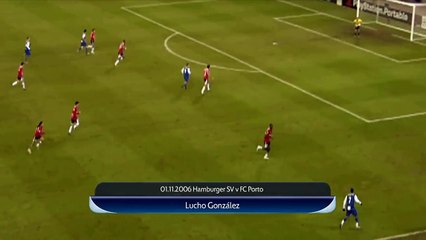 Golo de Lucho Gonzalez - Hamburgo vs FC Porto