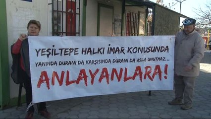 Yeşiltepe Mahallesinin Taleplerini Anlatan Pankart Kesildi