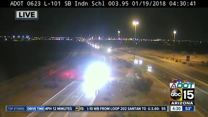 Deadly crash at Loop 101 and Indian School in the west Valley
