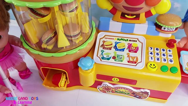 Paw Patrol Babies Anpanman Hamburger Playset Crying Baby Doll PJ Masks Candy Vending Machine Toy