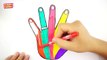 How to Draw A Colorful Hand for Kids | Coloring Pages Learn Colors Painting Art for Children