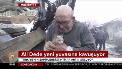 83 yaşındaki Ali dedeye yeni ev inşa ediliyor