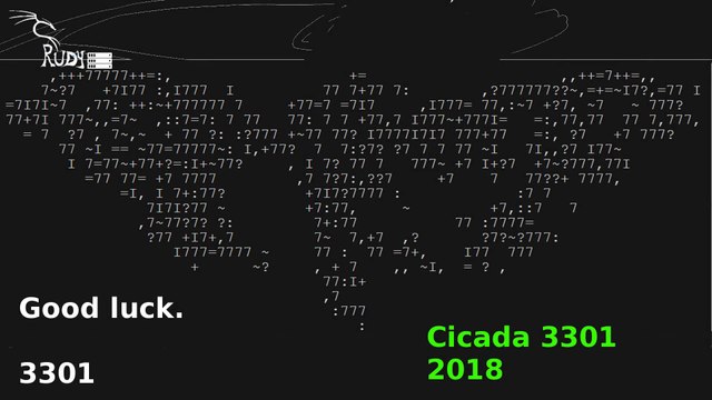 CICADA - 3301 2018 Game -Most Mysterious Internet Puzzle