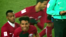 3-0 Hisham Ali Goal AFC  U23 Championship  Quarterfinal - 19.01.2018 Qatar U23 3-0 Palestine U23