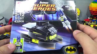 Dargo 레고 짝퉁 배트맨과 배트 스노우 모빌 스키 자동차 Batman Lego knockoff super heroes