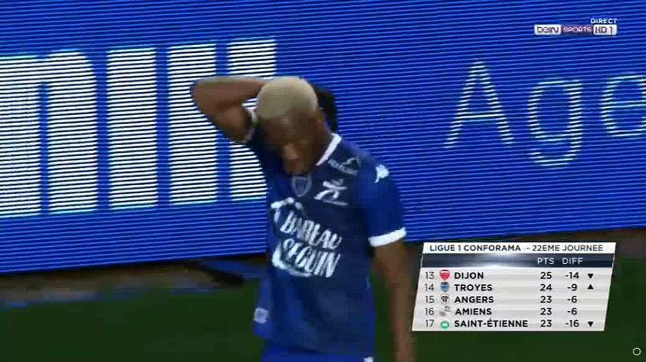 Adama Niane Goal -  Troyes 1 - 0	 Lille 20-01-2018
