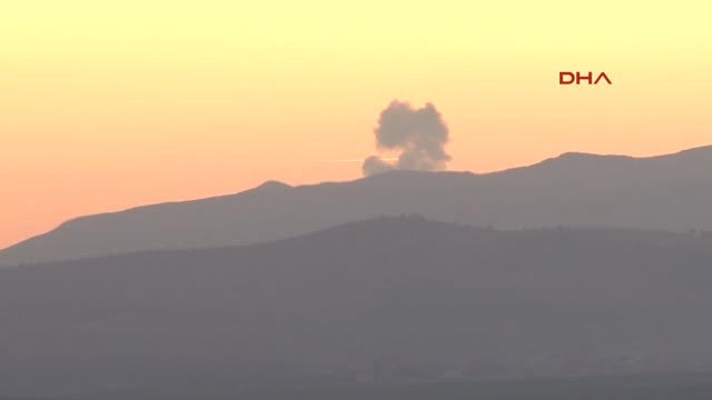Kilis-Savaş Uçakları Afrin'deki Hedefleri Vuruyor
