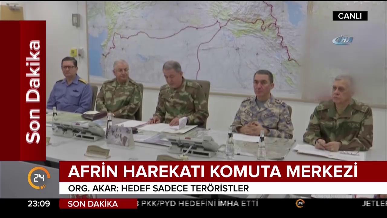 Afrin Harekatı Komuta Merkezi