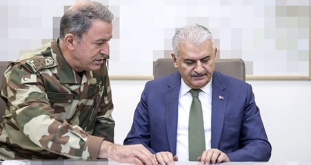 Yıldırım'dan Afrin Operasyonunun Kalbine Ziyaret: Gazanız Mübarek Olsun!