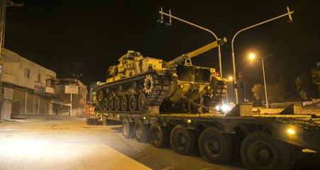 Tanklar Öncüpınar Sınır Kapısından Geçip Suriye'ye Girdi