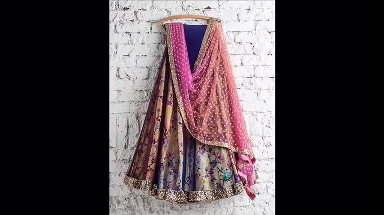 beautiful embroidered lehenga choli design ideas Net Lehenga for Indian wedding season