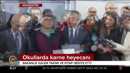 Ankara'daki karne heyecanına Milli Eğitim Bakanı da ortak oldu