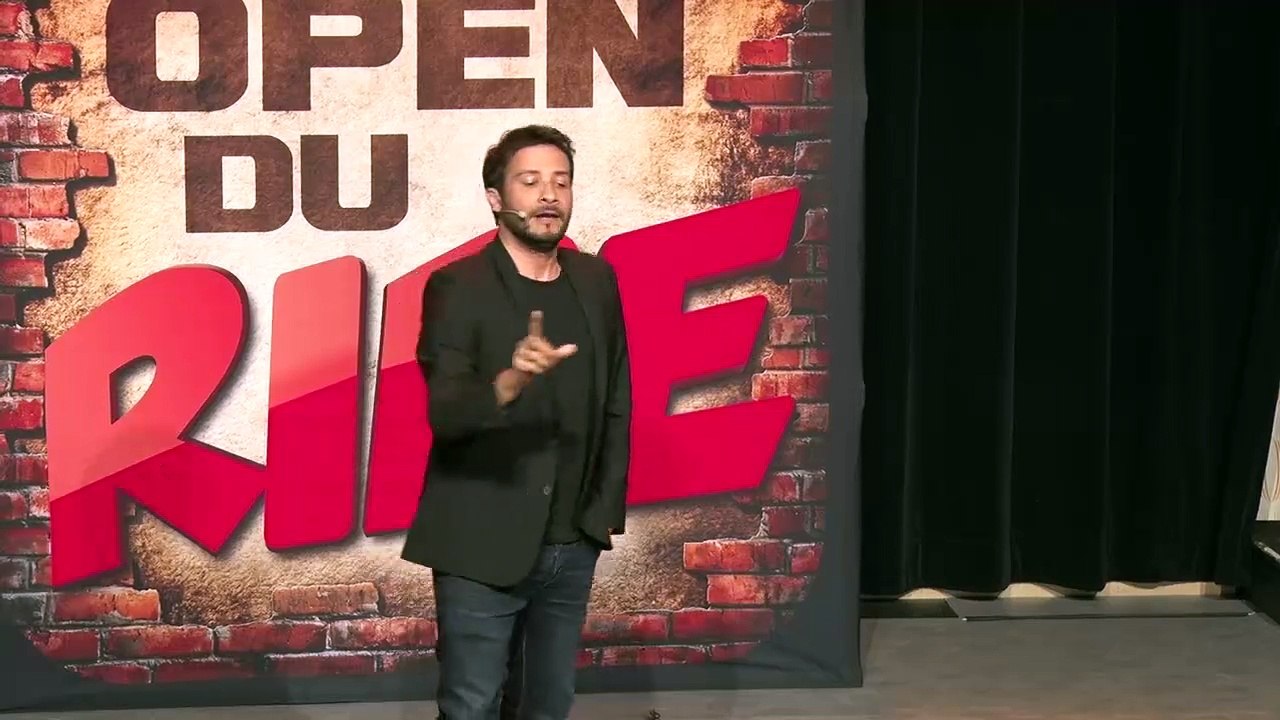 Laurent Barat aux Open du rire - Laurent Barat a presque grandi