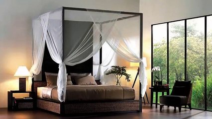 Bedroom style- four-poster bed - 31 ideas for romantics - 2018