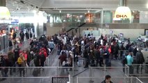 Atatürk Havalimanı'nda Sömestr Tatili Yoğunluğu