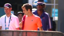 Open d'Australie 2018 - Roger Federer à l'entrainement à Melbourne, objectif conservé son titre !