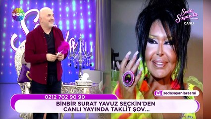 Binbir surat Yavuz Seçkin'den taklit şov!