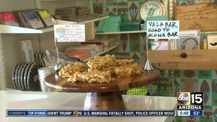 Free healthy snacks at Scottsdale Bakery