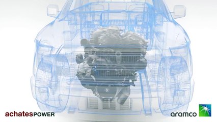 Animation du moteur Achates Power Aramco 2.7L OPGCI