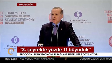 Cumhurbaşkanı Erdoğan: 3. çeyrekte yüzde 11 büyüdük