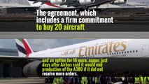 Emirates Offers A380 a Lifeline, Signing $16 Billion Deal With Airbus
