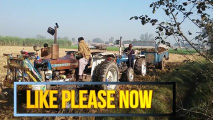 Download Video: tractor videos,very amazing incident in farm tractor fails withe trolly pulling 3 tractors