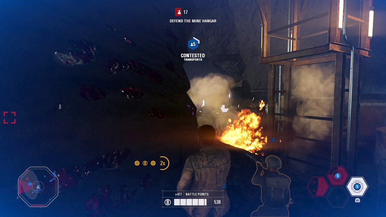 A Finn's stand at crait