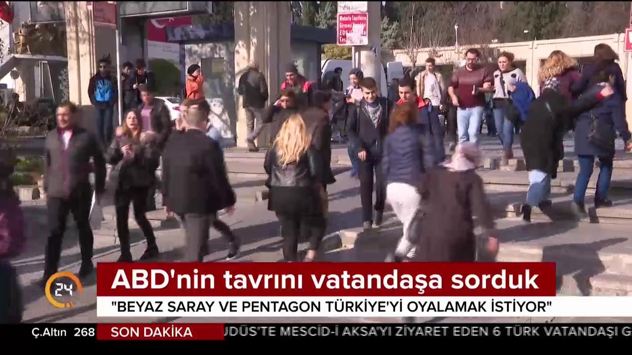 ABD'nin tavrını vatandaşa sorduk