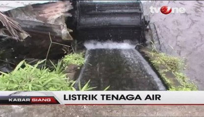 Belum Terjangkau PLN, Warga Bangun PLTA Sederhana